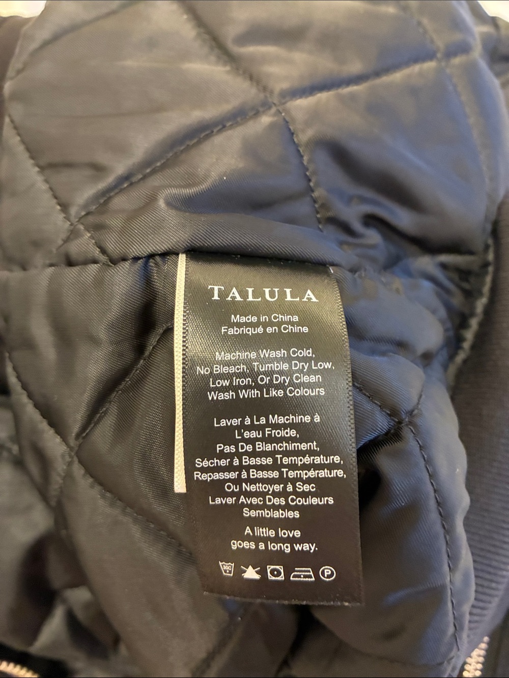 Aritzia - Talula Whitby Black Bomber Jacket with Zip Front - Picture 9 of 10